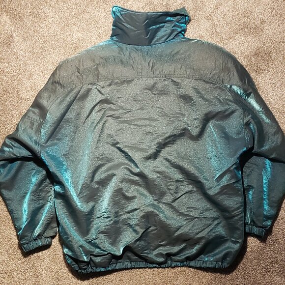 Vintage Nils Ski Parka Blue/Green Down Fill Made in the USA - Picture 2 of 6
